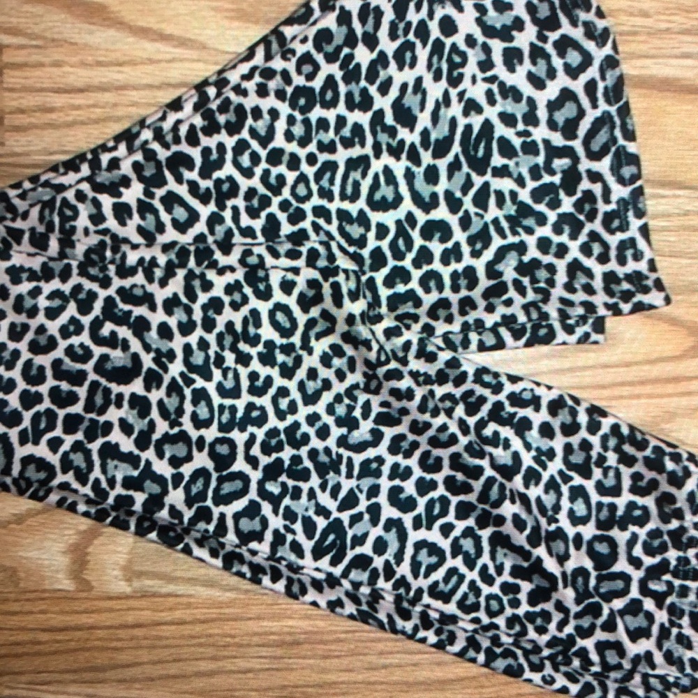 Leopard Print Wide leg pants